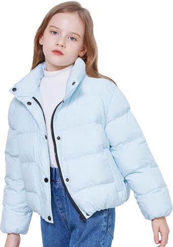 WULFUL Girl’s Winter Puffer Jacket Lightwight Warm Coat Short in Saudi Arabia
