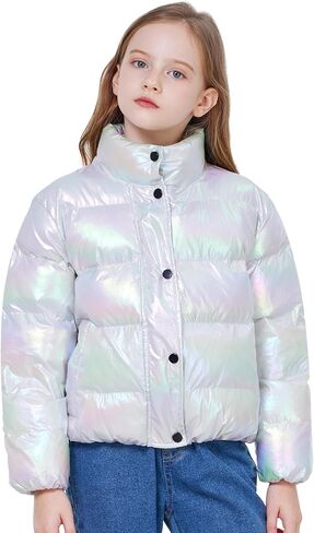 WULFUL Girl’s Winter Puffer Jacket Lightwight Warm Coat Short in Saudi Arabia