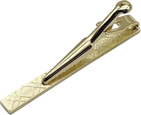 MeShow 2.1 Inch Long Mens Tie Clip Clasp Bar Set for Regular Ties Spring Loaded End in Saudi Arabia