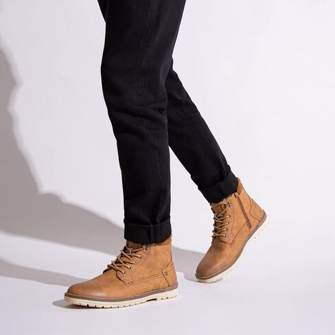 Vostey Men's Chukka Boots Motorcycle Casual Hiking Boot for Men in Kuwait