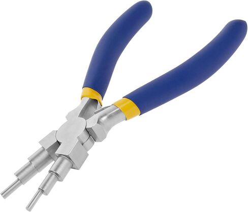 6 In 1 Bail Making Pliers Jewelry Making Pliers Wire Bending Pliers Wire Looping Pliers With Handle for 2-9mm loops Hooks Jump Rings Jewelry Making in Saudi Arabia