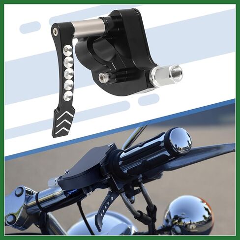 Motoforti 7/8 Inches Black Thumb Lever Control Throttle Assembly for Yamaha Banshee 350 Blaster 200 YFZ450 Warrior 350 Long-lasting in Saudi Arabia