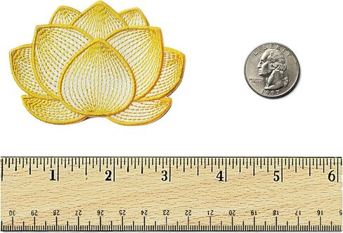 Lotus Flower Patch - Hook and Loop Tactical Morale Patch (Pink) in Kuwait