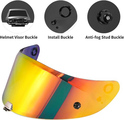 VCOROS Anti-Fog Shield Insert for HJ-26 Helmet Shield for RPHA11/RPHA 70 Motorcycles Helmet Visor Anti-Fog Insert (Anti-Fog Film) in Kuwait