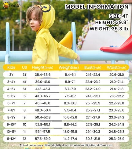 B.Duck Kids Sweater Cute Cartoon Duck Crewneck Long Sleeve Knitted Pullover Tops for Unisex Boys Girls Size 3-12 Years in Saudi Arabia