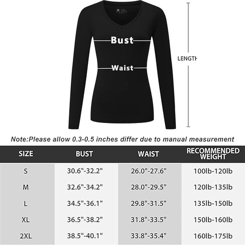 5 Pack Women's T-Shirt Long Sleeve V Neck Tops Cotton Bodycon Fall Winter Slim Fit Tunics Going Out Tees in Saudi Arabia