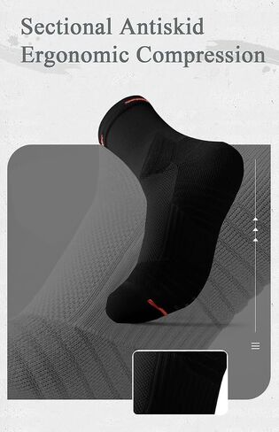 HA WA Cushioned Crew Socks for Women Men Compression Cotton Running Socks 2 Pairs in Saudi Arabia