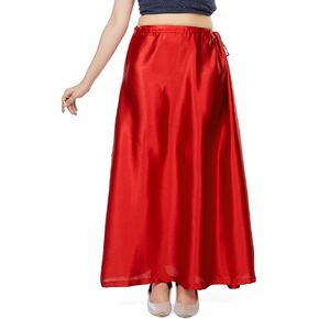 Women's Satin Saree Petticoat Saree Underskirt