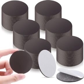 50 Pcs Round Large Magnet Dots Bulk with Adhesive Backing Flexible 2.17'' x 2 mm Circle Large Magnetic Dot with Self Adhesive Alternative to Magnets Tape Sheet for Crafts DIY Office Home in Kuwait