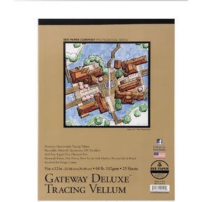 Bee Paper Gateway Trace Paper Roll, 36-Inch by 5-Yards
