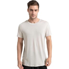 innotree 100% Merino Wool T-Shirt for Men, 17.5 Micron Ultra Fine Lightweight Base Layer Undershirt Hiking Travel Clothing