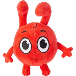 Character Options Morphle 8-inch Talking Soft Toy, Preschool Plush, with Sound Effects, moonbug, Gift for 2-5 Year Old, Red