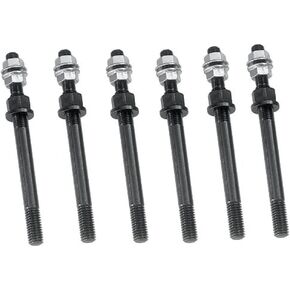 Milodon 81150 170,000 PSI Tinsile Strength 8740 Chrome Moly Premium Windage Tray Stud Kit for Small Block Chevy, Black