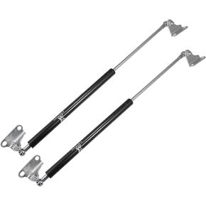 X AUTOHAUX 2pcs 20 inch 300N/30KG Red Universal Lift Support Struts Hydraulic Support Rod with L Mounts for Car