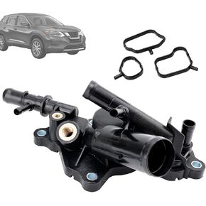 11060-3RC1A Water Control Valve Outlet Compatible with Nissan Sentra 2013-2019, Fit for Nissan Rogue 2017-2019, Thermostat Engine Control Valve, OEM 110603RC1A