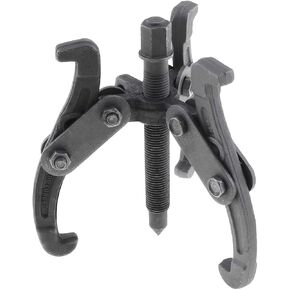 Multifunction Standard Carbon Steel 2 Jaw / 3 Jaw Bearing Puller with 4 Single Hole Claw Pullers for Car/Mechanical Repairing (10 Inch)