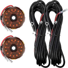 KC HiLiTES 6336 Two-Light Add-On Cyclone V2 Kit - Amber - 5.0 Meters Long