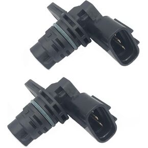 DEVMO 2pcs 39350-25010 39350-25000 235-1245 907-825 Camshaft Position Sensor Compatible with Hyun-dai Coupe Santa Fe Sonata Tucson K-I-A Forte Optima Sportage Rondo Sorento (2.0L/2.4L, 2010-2015)