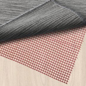 Rug Pad, Non Slip Grips Keep Area Rugs in Place,No Residue, Thick, Safe Pads for Hard Floors Under Carpet Mat Cushion and Hardwood Floor Protection (3x3 FT)