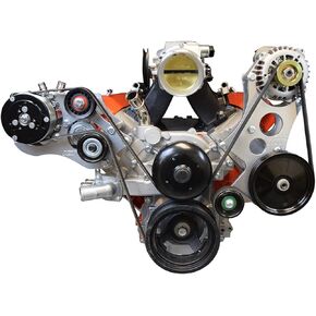 ICT Billet High Mount LS Alternator & Power Steering Pump Bracket Accessory Kit LQ4 LQ9 Truck LSX 551362-3