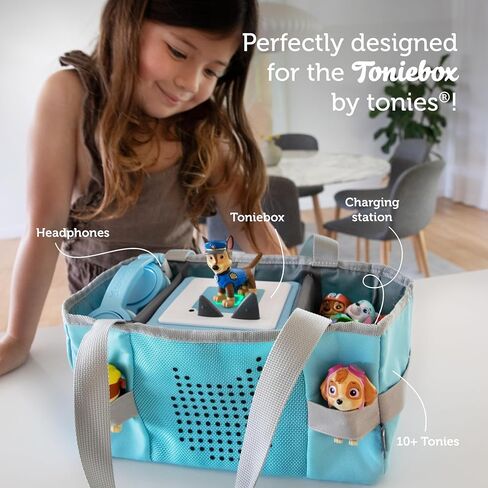 Tonies Travel Bag - Handheld Tote Bag for your Toniebox, Headphones, Charging Station, and 10+ Characters in Saudi Arabia