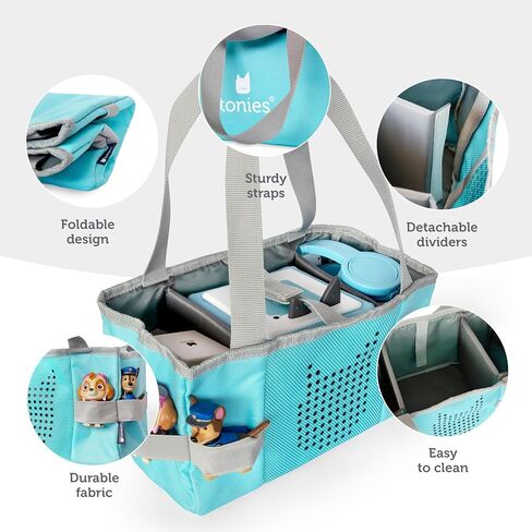 Tonies Travel Bag - Handheld Tote Bag for your Toniebox, Headphones, Charging Station, and 10+ Characters in Saudi Arabia