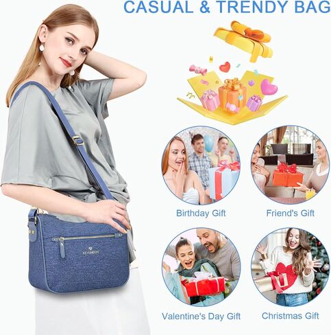 Crossbody Bags for Women, Messenger Bag for Women, PU Leather Purse Shoulder Bag Casual in Saudi Arabia