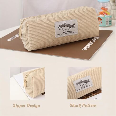 Small Pencil Pouch Shark Office Stationery Bag Mini Makeup Cosmetic Bags in Kuwait