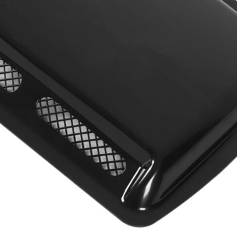 Hood Air Intake Cover, Hood Scoop Vent Bonnet Cover Decorative Air Intake Covers with Self Adhesive Design for Cars (Bright Black) in Saudi Arabia