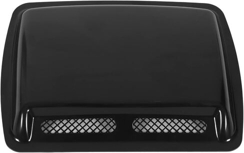 Hood Air Intake Cover, Hood Scoop Vent Bonnet Cover Decorative Air Intake Covers with Self Adhesive Design for Cars (Bright Black) in Saudi Arabia