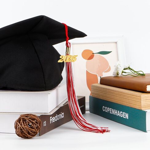 2025 Tassel Graduation, 2025 Graduation Tassel, Tassel with 2025 Gold Charm, 2025 Graduation Tassel for Graduation Cap Decor, Graduation Ceremony, Graduation Gift, Tassel Accessories, White & Green in Saudi Arabia