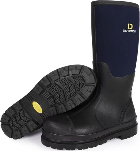 DRYCODE Rubber Boots for Men with Steel Shank in Kuwait
