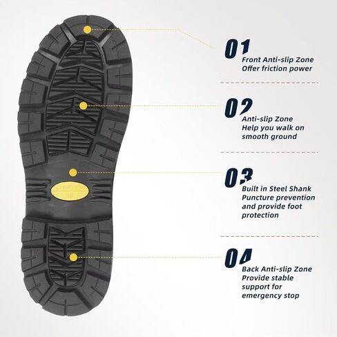 DRYCODE Rubber Boots for Men with Steel Shank in Kuwait