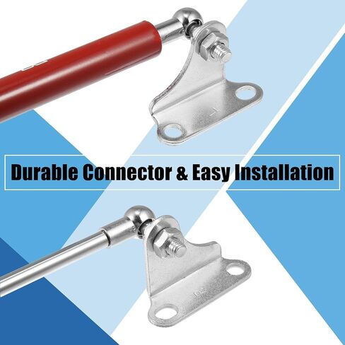 X AUTOHAUX 2 قطعة 20 بوصة 300N/30 كجم دعامات دعم الرفع العالمي الأحمر قضيب دعم هيدروليكي مع حوامل L للسيارة in Saudi Arabia