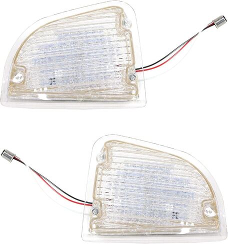 Pair(2) Clear LED Turn Signal Lights For 1986-2008 Kenworth K300 T300 T600A in Kuwait
