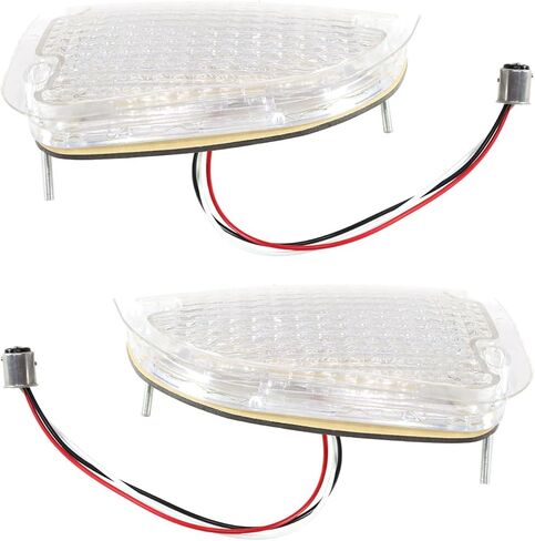 Pair(2) Clear LED Turn Signal Lights For 1986-2008 Kenworth K300 T300 T600A in Kuwait