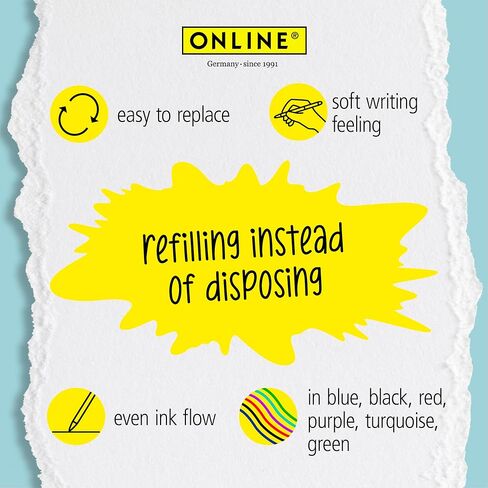 12x عبوات قابلة للمسح عبر الإنترنت باللون الأسود بعرض خط 0.7 مم، متوافق مع MagiXX & Pilot FriXion Ball I، الرصاص الاحتياطي لقلم الجل القابل للمسح، I عبوات للكرات الهلامية القابلة للمسح in Kuwait