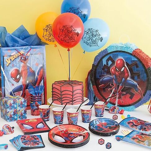 Unique Spider-Man Pull String Pinata - 18" x 18.25", 1 Pc in Saudi Arabia