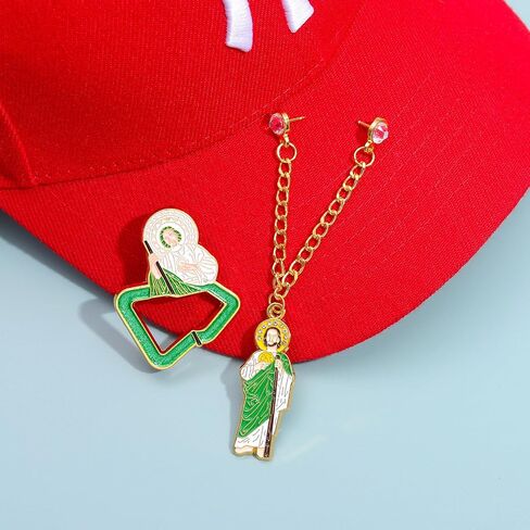 Mexico Lapel Hat Pins, Creative Baseball Hat Pin Decoration, Fashion Calcomania Escudo Mexicano Brooch For Hat Badge Steampunk Decoration Accessories Gift for Women Men in Saudi Arabia