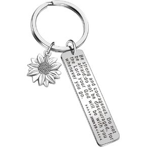 Christening Keychain Faith Gifts For Women Bible Prayer Keychain Encouragement Gift For Women Religious Jewelry