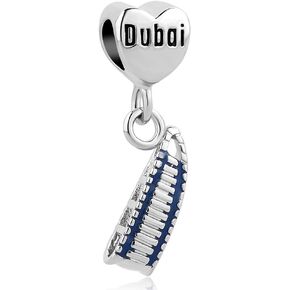 CharmSStory Dubai Burj Sailing Hotel Building Charms for Bracelets