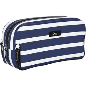 SCOUT 3-Way Bag - Travel Makeup Pouch and Toiletry Bag for Women with Three Zipper Compartments - Stands Upright, Wipes Clean
