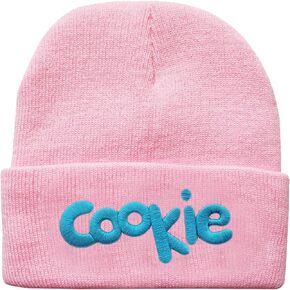 Cookie Beanies Hats Men, Winter Knitted Embroidery Beanie for Women, Snowboard Beanie, Mens Stocking Hats, Gifts for Men