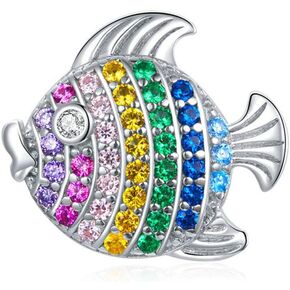 Sea Turtle Charm 925 Sterling Silver Fish Charm Starfish Charm Ocean Charm for Pandora Charm Bracelet