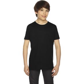 American Apparel Kids' Fine Jersey Crewneck Short Sleeve T-Shirt