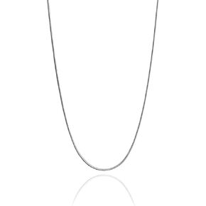 Savlano 925 Sterling Silver 1.5mm Solid Italian Round Diamond Cut Flexible Snake Chain Necklace With Gift Box For Men & Women - Made in Italy