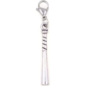 It's All About...You! Baseball Bat Sports Clip on Charm Perfect for Necklaces Bracelets 103I