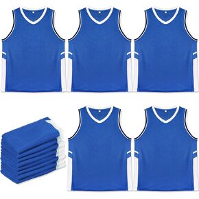 Sintege 12 قطعة من قمصان كرة السلة الفارغة للشباب لممارسة كرة السلة للأولاد، قمصان رياضية رياضية سادة، زي الفريق in Kuwait