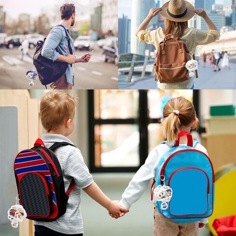 سلسلة مفاتيح جينشين إمباكت، سلاسل مفاتيح أنمي لطيفة كاواي من الأكريليك مجموعة لحقائب الظهر، هدايا للنساء والرجال والأولاد والبنات in Kuwait