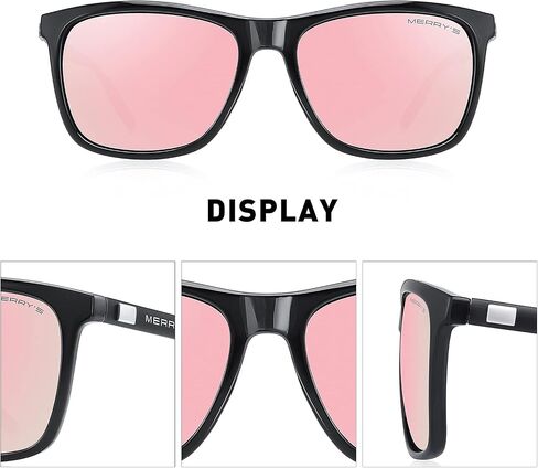 MERRY'S Polarized Sunglasses for Women Aluminum Men's Sunglasses Driving Rectangular Sun Glasses for Men/Women in Kuwait